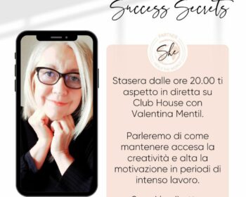 Intervista su Club House Valentina Mentil
